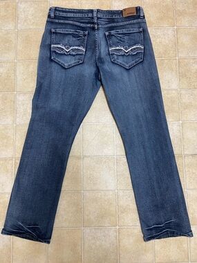 Flypaper Jeans Men's Straight Jeans in Dark Blue Wash Size W36XL32